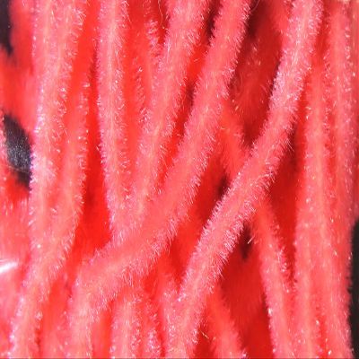Hareline Fly Tying Velvet Chenille - Small, Bubblegum Pink