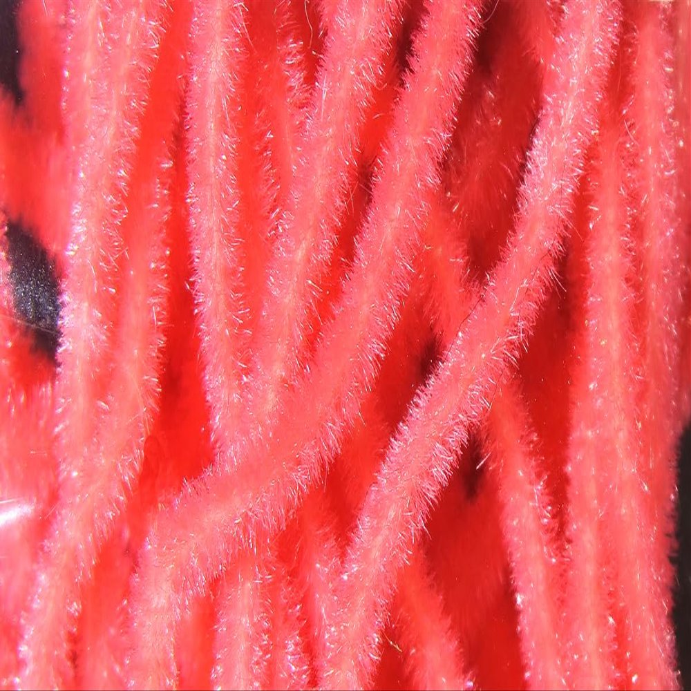 Hareline Fly Tying Velvet Chenille - Small, Bubblegum Pink