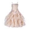 ekidsbridal Elegant Stunning Rhinestone Organza Pleated Ruffled Flower Girl Dress 164s 14 view 1