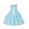 ekidsbridal Elegant Stunning Rhinestone Organza Pleated Ruffled Flower Girl Dress 164s 16 view 1