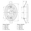 Hella Marine EuroLED 75 3" Round Spring Mount Down Light - Warm White LED - White Plastic Rim - 12V view 3