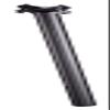 BBB Bicycle Seat Pillar Seatpost Lightweight Aluminum Sky Scraper Aluminum Alloy Black view 1