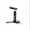 Panaracer BMP-N21AGF2-B Bicycle Air Pump, Portable Pump, Variable Type, Includes Air Pressure Gauge, Compatible with All Valves, Black view 1