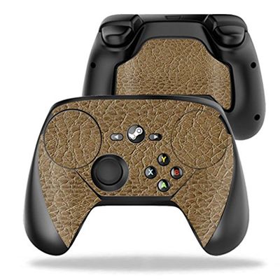 MightySkins Skin Compatible with Valve Steam Controller case wrap Cover Sticker Skins Sandlwood Leather