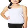 ToBeInStyle Girls' Classic Knit Spaghetti Strap Cami - Heather Gray - Size 10 view 1