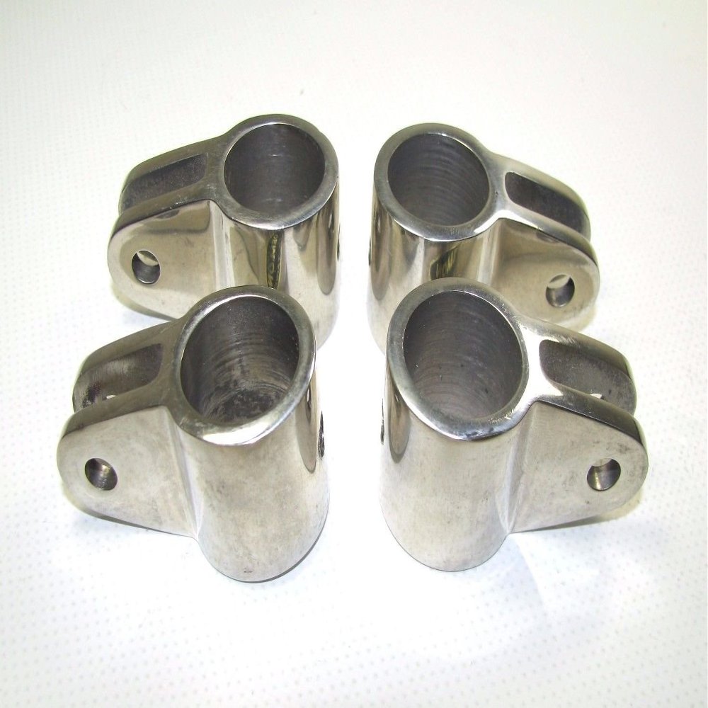 270160 Sea-Dog Line 4-Pack Jaw Slide Fitting 316 Stainless 7/8" Tube OD 132-2516