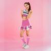Pink Striped High Knee Socks for Women - One Size (1 Pair) - Soft and Washable Striped Socks - Perfect Costume Accessory for Cosplays, Everyday Wear, Sports & Fashion view 3