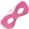 Pink Super Hero Fabric Eye Mask - 2.87" x 8.25" - Durable, Comfortable & Perfect Fit - Ideal for Parties, Cosplay & More view 2