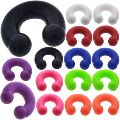 00 gauges 10mm 00g Plugs Ear gauges Gauge Tunnels Plug Earring Ears Women Men Silicone 00g 00 Gauge 10mm