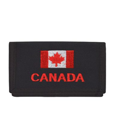 boxed-gifts Men's Polyester Tri-Fold Hook and Loop Wallets (MW10102)