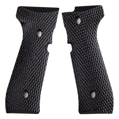 StonerCNC Super Aggressive G10 Grips Designed to Fit 92FS/96 M9 Series Beretta 92 (Black)