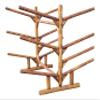 5 Kayaks/Canoes + 2 SUP Log Rack, Double-Sided Freestanding Outdoor Kayak Storage Rack, Canoe Stand, SUP Paddle Board Storages, Heavy Duty Storage for Watercrafts, Stand Up Kayaks - Unfinished view 1