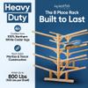 Log Kayak Rack 8-Place SUP Log Rack, Freestanding SUP Board Stand, Surfboard Stand, Heavy Surfboard Floor Stands, Kayak Rack Outdoor Storage, Surf Racks - Natural view 3