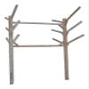 6-Place Buried-In-Ground Kayak Log Rack, Kayak Racks for Outdoor Storage, Paddle Board Rack, Surfboard Racks, Standing SUP Paddle Holder, Surfboard Stand, SUP Surf Storage - Unfinished view 2