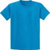 Clothe Co. Mens Heavyweight Cotton T-Shirt Plain Tee (Available in Big & Tall), Sapphire, L view 1