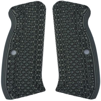 LOK Grips Bogies CZ 75 Full Size G10 Grips (Gray/Black)