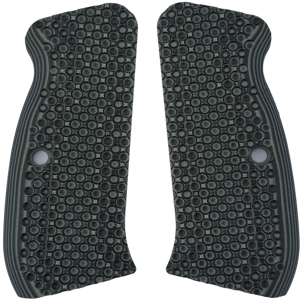 LOK Grips Bogies CZ 75 Full Size G10 Grips (Gray/Black)