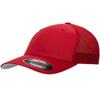 Flexfit Yupoong 6511,6511T,6511W Flexfit Trucker Mesh Hat Cap (Red) view 1