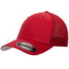 Flexfit Yupoong 6511,6511T,6511W Flexfit Trucker Mesh Hat Cap (Red) view 2