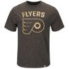 Majestic NHL Philadelphia Flyers Men's Hours & Hours Fashion Tops, Hyper Charcoal Slub, Medium view 1