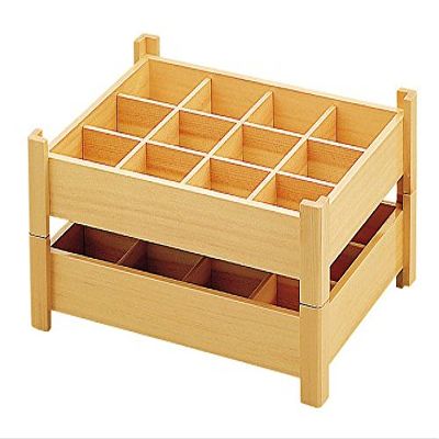 Yamako 27164 Shiraki Corner Foot with Twelve Dividers