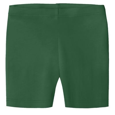 City Threads Made in USA Big Girls Underwear Bike Under Shorts Biker in All Cotton Perfect for SPD and Sensitive Skin Sports Dance School Uniform, Forest Green 16