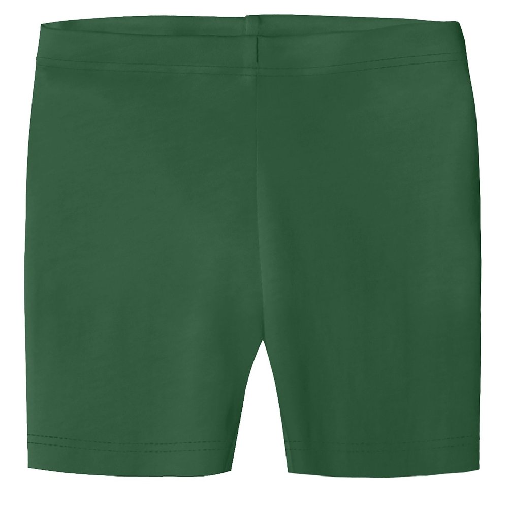 City Threads Made in USA Big Girls Underwear Bike Under Shorts Biker in All Cotton Perfect for SPD and Sensitive Skin Sports Dance School Uniform, Forest Green 16
