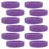 Kenz Laurenz Cotton Sports Sweatbands, Headbands Terry Cloth Moisture Wicking Athletic Basketball Headband, Purple (Pack of 12) Fits Most view 1