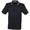 Henbury Short Sleeve Coolplus Polo Shirt - Royal/White - 2XL view 1