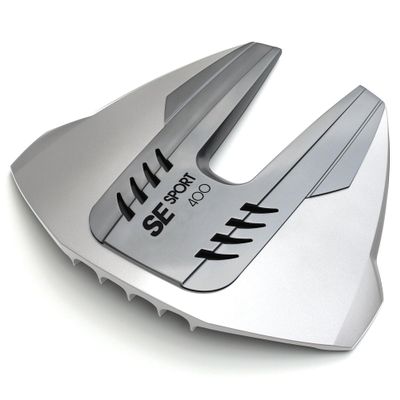 SE Sport 400 No-Drill Hydrofoil, Fits Engines Over 40 Hp White