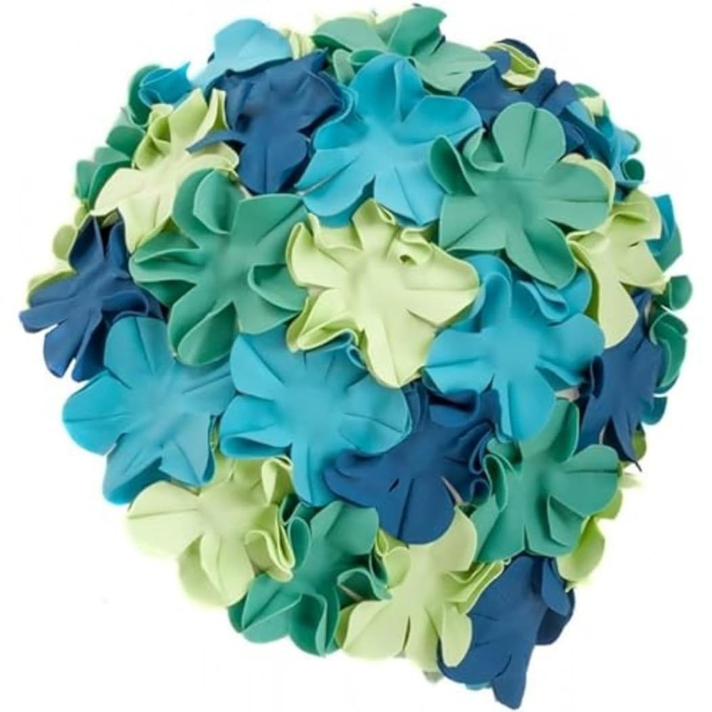 Aqua-Speed Bloom Latex S Swim Cap Blue Multicolour