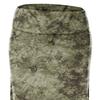 Lock and Love WB1058 Womens Tie Dye Fold Over Maxi Skirt XL Olive view 3