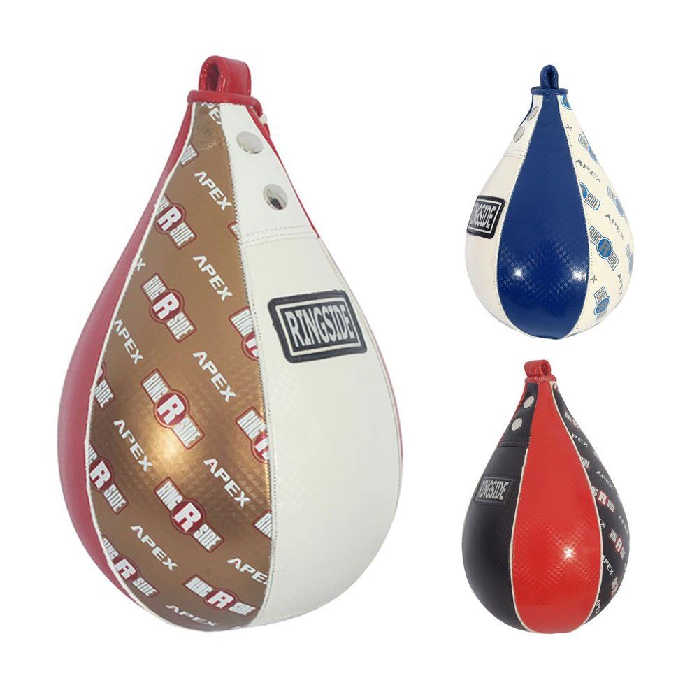 Ringside Apex Boxing Training Platform Speed Bag, Small, Red/White