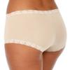 Maidenform womens Microfiber and Lace Boyshort ( 004076) Briefs, Navy/Black, XX-Large US view 4
