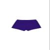 Capezio Boys Cut Low Rise Short - Girls, Purple, Large view 4
