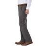 Haggar Men's Stretch Comfort Cargo Expandable Waist Classic Fit Plain Front Pant, Medium Grey, 32x32 view 3