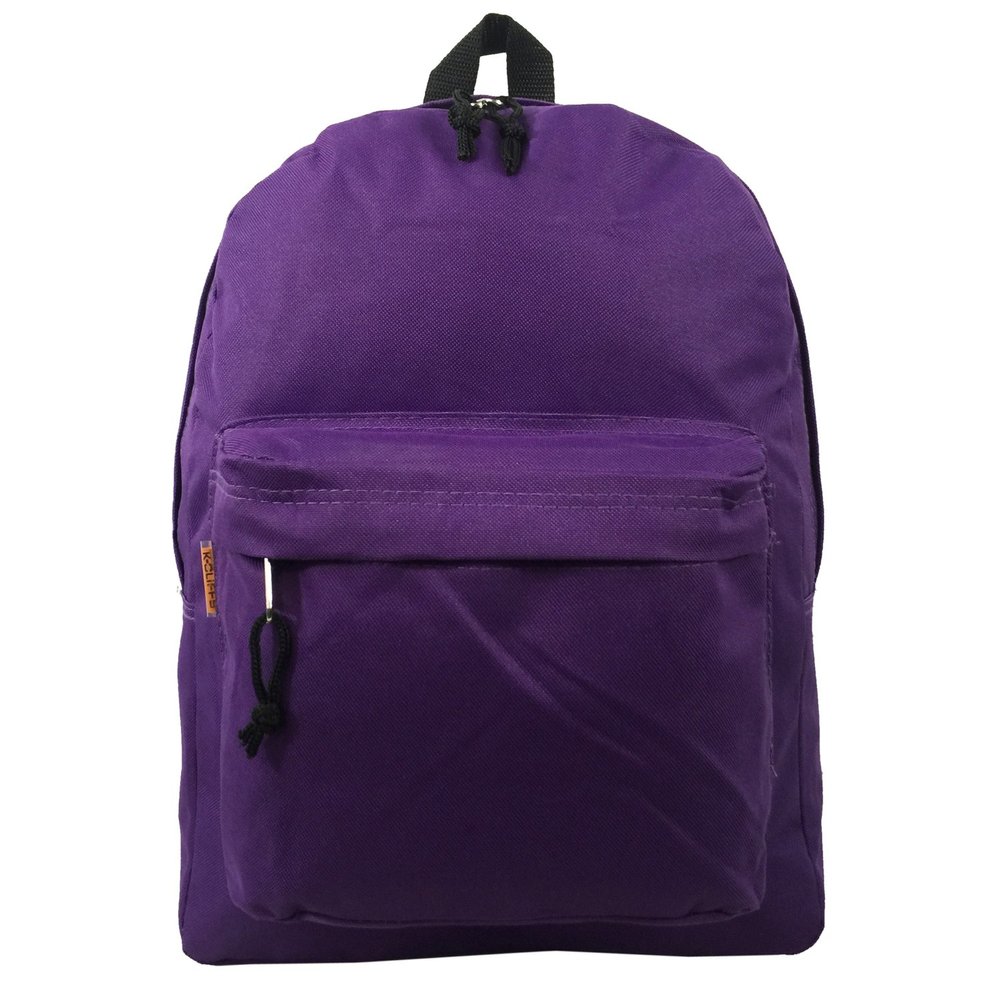 K-Cliffs Classic Backpack Basic Emergency Survival Pack Bookbag 16 inch Simple Daypack Medium School Bag