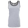 Canvas Womens/Ladies Jersey Sleeveless Tank Top (2XL) (Gray Triblend) view 3