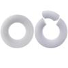 MoDTanOiz 0 Gauge Gauges 0g 8mm Ear Plugs Plug Weight Flesh Tunnels Tunnel Streching Ears Double Flare 2g 00g 0 00 1/2 Steel Stone Wood Earrings Silicone Men Women Clicker 0g 8mm view 4