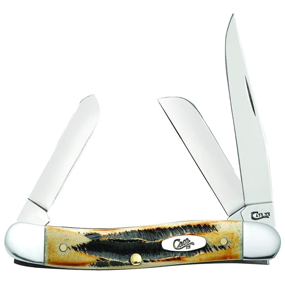 Case WR XX Pocket Knife 6.5 Bonestag Medium Stockman Item #3578 - (6.5318 SS) - Length Closed: 3 5/8 Inches