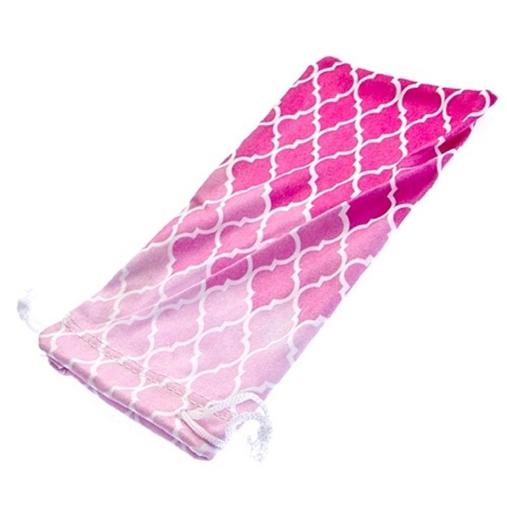 Incredible Bargains Eyeglasses Gadgets Cleaning & Storage Pouch, Light Pink Ombre