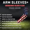 B-Driven Sports Pro-Fit Compression Arm Sleeve for Baseball, Football and Athletic - For Men, Women, Youth, Kids - 42 Colors view 3