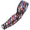 B-Driven Premium Pro-Fit Sports Compression Arm Sleeve (Single) Patriotic Designs Baseball Arm Sleeves - Men Women Youth view 1
