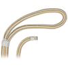 Extreme Max 3006.2321 BoatTector Double Braid Nylon Dock Line - 3/4" x 30', White & Gold view 2
