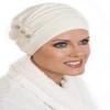 Bamboo Synergy Cap-Caps for Women with Chemo Cancer Hair Loss Luxury Bamboo - Cream view 2