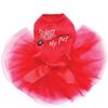 My Pet - Bling Rhinestone Dog Tutu Dress, M Red view 1
