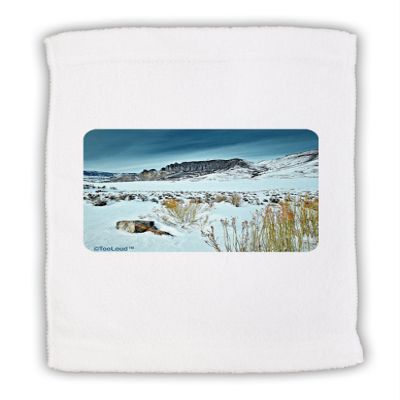 TOOLOUD CO Snow Scene Micro Terry Sport Towel 15" x 22"