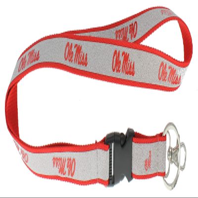 Aminco NCAA Mississippi Ole Miss Rebels Sparkle Lanyard