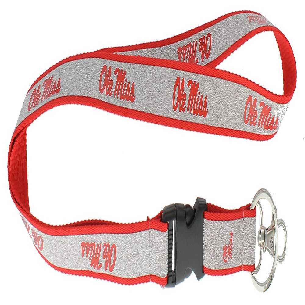 Aminco NCAA Mississippi Ole Miss Rebels Sparkle Lanyard