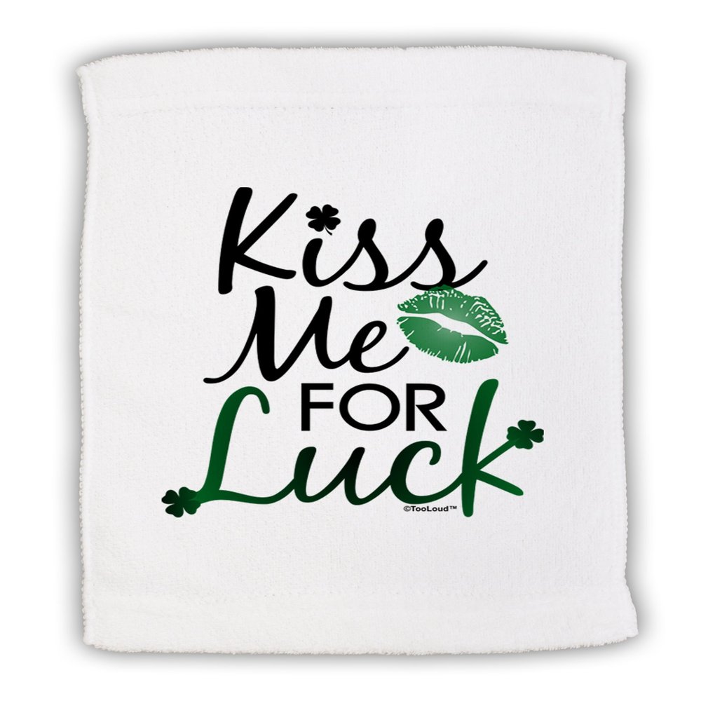 TOOLOUD Kiss Me for Luck Micro Terry Sport Towel 15" x 22"